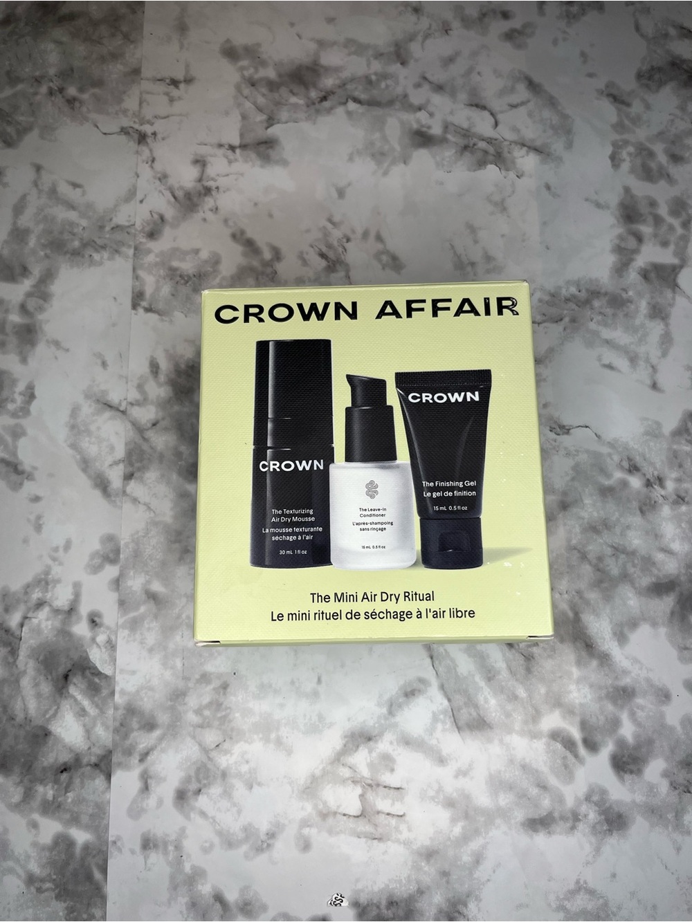 Crown Affair Mini Air Dry Ritual - Yellow